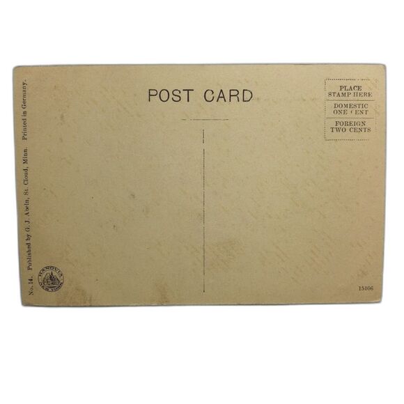 Lawrence Hall St Cloud Minnesota Postcard Women's Dormatory Vintage 1900s - Picture 2 of 2